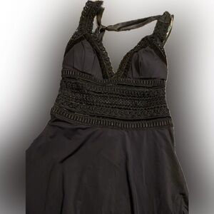White House Black Market Elegant Black Lace Dress